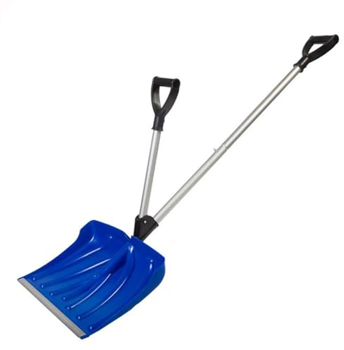 Pala da neve in alluminio leggero con manico staccabile strumento multi-superficie per veicolo vialetto e stoccaggio compatto pala da neve in lega di alluminio