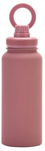 Fegtrtyoa Supporto Magnetico per Cellulare ThermosCup da 1 Litro, Doppia Maniglia Portatile in Acciaio Inossidabile, Protegge L'Isolamento e La Bottiglia di Acqua Fredda,D