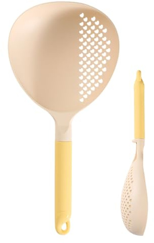 Cucharas De Cocina | Grandes Resistentes Al Calor Con Agujeros,Utensilios Cocina Colador Y Cuchara Servidora - Para Hogar Restaurante Apartamento Servir Fideos Pasta Empanadillas Fruta Verdura