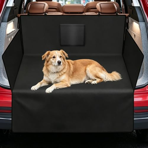 SHENGYIG Protection Coffre pour Chien, Résistante Aux Rayures et l'abrasion | Tapis de Protection pour Coffre De Voiture, Imperméable et Antidérapant, Tapis Adapté Aux Animaux de Compagnie