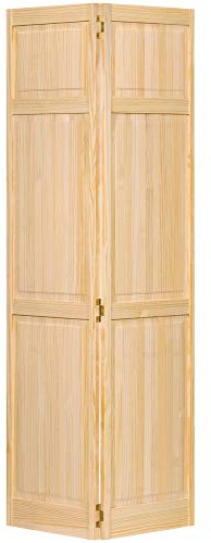 Kimberly Bay Closet Door, Bi-fold, 6-Panel Style Solid Wood (80x24)
