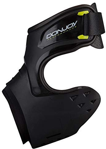 DonJoy Performance POD Knöchelbandage, Beste Unterstützung für Stabilität, Knöchelverstauchung, Rolle, Zerrungen für Fußball, Fußball, Basketball, Lacrosse, Volleyball - Medium - Links - Schwarz