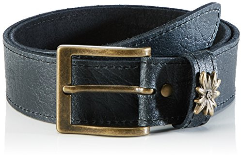 Werner Trachten Unisex Gürtel Trachtengürtel 03861, Gr. Keine Angabe (Herstellergröße: 100), Schwarz (schwarz pull up RL 310)