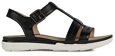 Geox D Sandal Hiver B, Sandali Donna, Nero (Black C9999), 37 EU