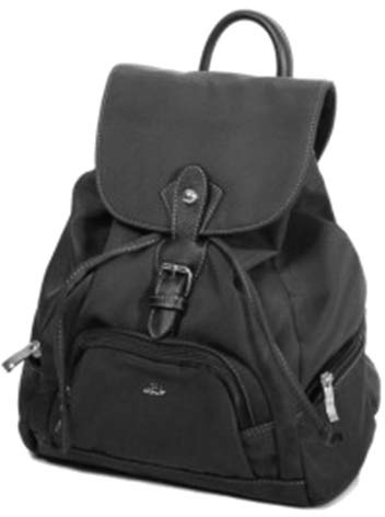 Katana Sac À Dos Nylon Garni Croûte De Cuir De Vachette K 29307