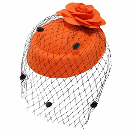 Ro Rox Ruby Rosen Vintage Retro 40er 50er Jahre Fascinator Hochzeit Party Hut