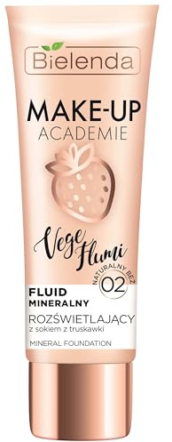 Bielenda Maquillage Académie Vege Flumi Minéral Fluid Illuminant Beige Naturel 02 30 g