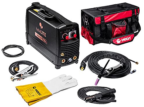 helviLITE 99806016 Saldatrice TIG HF inverter TigMaker 210HF PULSE con accessori