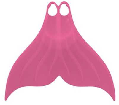 FINS - Monofin da nuoto a sirena, per snorkeling, immersioni, nuoto, pinne per adulti, uomini e donne (grande, rosa)