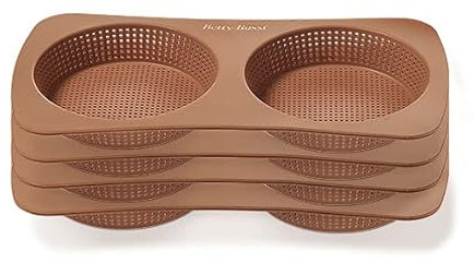 Betty Bossi Stampo in silicone per hamburger, set di 4