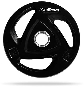 GymBeam IRON Hantelscheiben mit 51mm Lochdurchmesser - Gusseisen-Gewicht, Gewichtsscheibe für Krafttraining, rostfreier Stahl mit Gummioberfläche zur Schalldämpfung