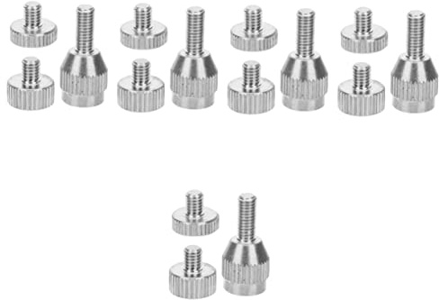 Abaodam 5sätze Saxophon Nacken Schrauben Aus Metall Langlebige Und Praktische Ersatzteile Für Alt Tenor Und Sopran-saxophone Einfache Installation Silberne Ab-vibrationsschrauben