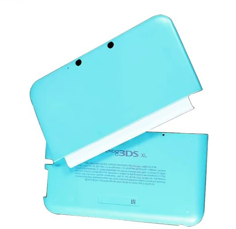 Valley Of The Sun Lot de 2 coques de rechange pour anciennes consoles de jeux portables 3DS XL/LL 3DSLL 3DSLL - Bleu clair