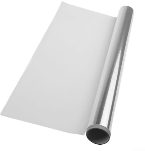 Adhesivo de pared electrostático transparente para paredes lisas grises y azulejos, impermeable y a prueba de polvo, fácil aplicación (45 cm x 2 m)