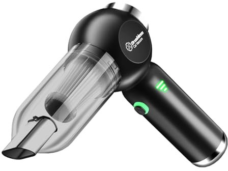 routee Handstaubsauger, Tragbarer Autosauger Auto Staubsauger Stark 18000Pa 4 in 1 Batterie 3-Gang Drahtloser Autosauger mit Waschbarem HEPA-Filter Multifunktional Mini Staubsauger für Auto/Büro/Haus