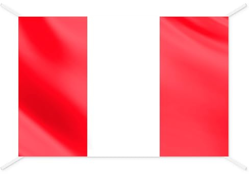 Bandera Perú - Banderas del Mundo para Interior y Exterior - Banderas de Comunidades, Países - 144x93 cm