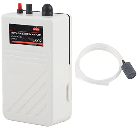Tragbare Batterie -Sauerstoffpumpe Fischerei Sauerstoffversorgung Notfallpumpe für Stromausfall im Freien Outdoor -Sauerstoffbelüftung für Outdoor -Fischerei Stromausfälle