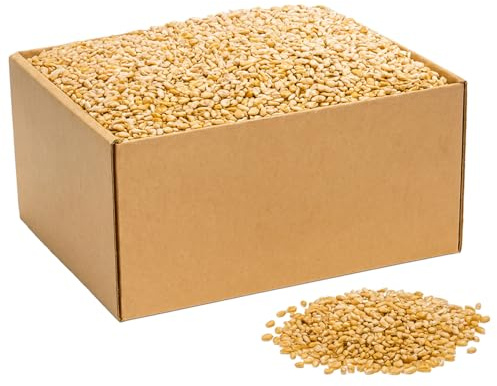 Grano per Polli e Galline 15kg - Semi di Grano Intero | Mangime per Galline, Polli, Criceti, Gerbilli e Uccelli | Frumento Intero per Pollame da Cortile | Confezione da 15kg