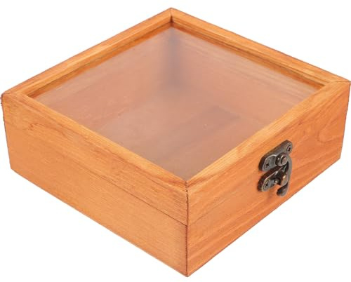 HIAKDOFT Portasigari Portatile in Legno Chiusura a Scatto, Humidor da Viaggio Resistente All’usura, Scatola Protettiva per Sigari e Custodia da Esterno Compatta per Conservazione Sigari
