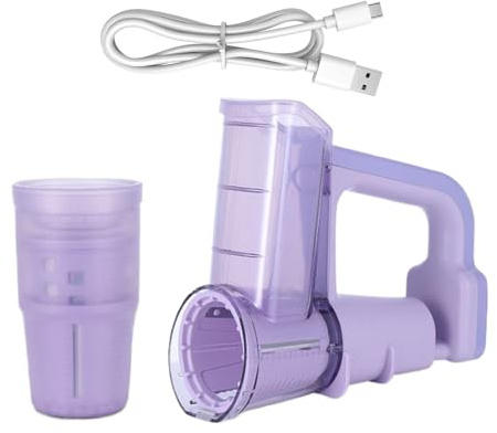 Picador Eléctrico - Rallador De Queso Automático Recargable,Cortador Eléctrico De Verduras Y Rallador De Queso,Para Pepino, Zanahoria, Ajo, Ensaladas, Preparación De Comidas,