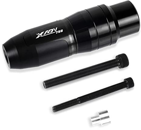 Motorrad Sturzpads Für XADV750 X-ADV750 XADV X-ADV 750 2017-2022 CNC Motorrad Rahmen Crash Pad Auspuff Slider Fallschutz Zubehör(Black 1 piece,XADV750)