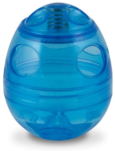PetSafe FUNKitty Egg Cersizer - Cat Slow Feeder - Interactive Cat Meal Dispensing Toy - Great for Portion Control and Fast Eaters - Improve Digestion - Cat Enrichment and Exercise Toy