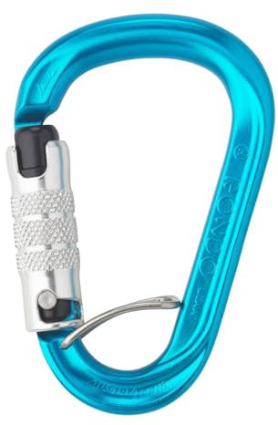 AustriAlpin HMS Rondo 3-Wege-Autolock Selfie Karabiner, blau