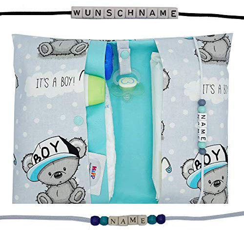 Große Windeltasche XXL mit Name Wickeltasche