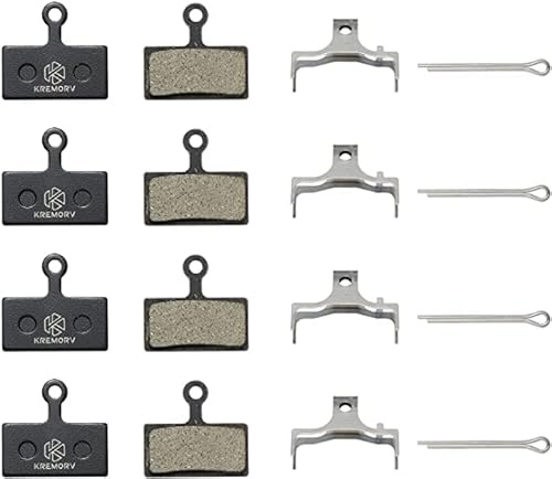 KREMORV Bike Brake Pads for Shimano G02A G01S G02S G03S 4 Pairs Bicycle Disc Brake Pads for Shimano Deore XT XTR SLX Alfine