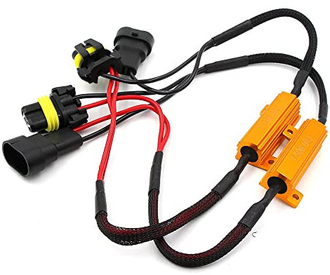 ShuoHui 2pcs H8 H11 50W 6 Ohm LED Lastwiderstand Widerstand Canbus Nebelscheinwerfer H8 H9 H11 Stecker