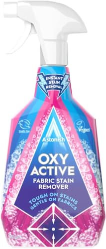 Astonish Oxy Active Fabric Stain Remover Spray, Fast Acting, Pink Blossom, 750ml, 1, 838.0 grams