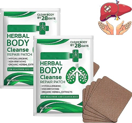 EXQST Bio-Kräuter-Lungenreinigungspflaster. Kräuter-Lungenreinigungs-Reparaturpflaster. Kraftvolle Lungenunterstützung, Reinigung und Kräuter-Lungengesundheitspflaster für die Atemwege