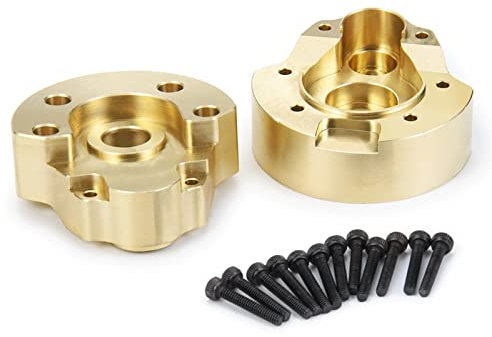 MUEOSI Contrepoids de Roue Avant et arrière en Laiton Lourd, for pièces de Voiture sur chenilles Redcat GEN8 RC contrepoids d'équilibrage de Voiture(1 Pair)