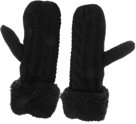 DEARMAMY Thermohandschuhe für Herren Bequem und Tragbar Handgefertigte Plüschhandschuhe für Kaltes Klima