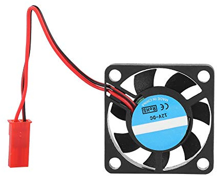 ZJchao 12V Fläkt, 12V Kylfläkt Ph2.0 2pin Motor Mini Brushless Cooler Cooling Fan Avgassfläkt 3D -skrivarfläkt Mini Tyst Kylfläkt för 3D -skrivare Tillbehör