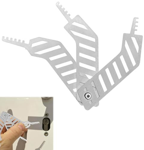 Lock Pick, Lock Picking Kit with Stainless Steel, 9.5 * 5.5 * 0.6 cm, Designed for Sheds, Gates, School Gym Lockers, Fences, Toolboxes