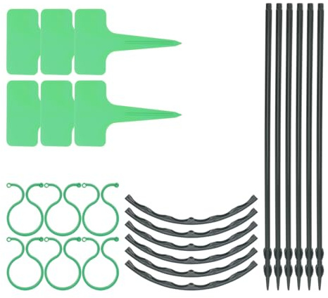 JOINPAYA 6sets Plant Climbing Trellis Plastic Plant Support Racks for Potted Support Stakes for Flower Garden Growth for Outdoor Indoor Use