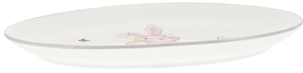 LIFKOME Assiette Design Original et Charmant Décorative et Pratique en Céramique Motif Lapin pour Desserts et Fruits la Maison Pâques