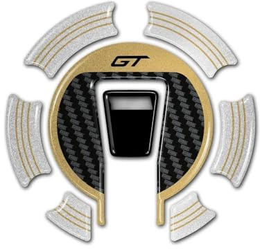 Paraserbatoio Moto Adesivi Protettivi Accessori Moto Per Tracer 9GT 9 GT 2025 Coperchio Carburante In Resina