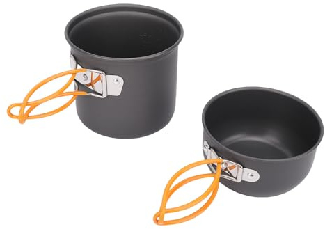 Rcniso Juego de Utensilios de Cocina para Acampar con de Silicona, Estufa de Picnic Premium, para Aventuras Familiares Al Aire Libre