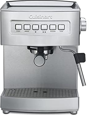 Cuisinart EM-200 programable 15-Bar Espresso Maker, Acero inoxidable
