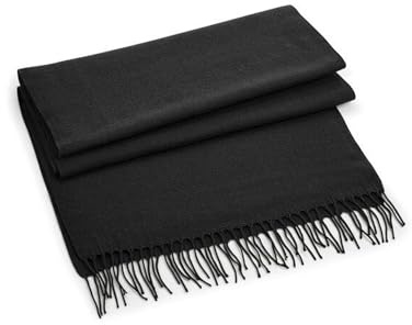 Beechfield B500 Classic Woven Scarf - Black