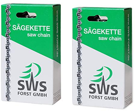 2 Stück SWS Forst GmbH Sägekette Vollmeißel 325 1,5mm 66 TG kompatibel mit Dolmar Husqvarna und andere Hersteller