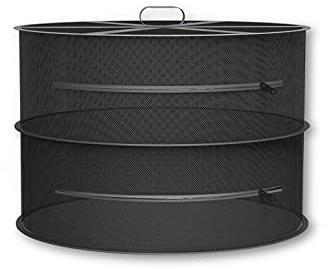AC Infinity Herb torkställ, 2-lagers hängande nätnät för växter, frön och knoppar, 45 cm diameter passar i odlingstält garderober hydroponik