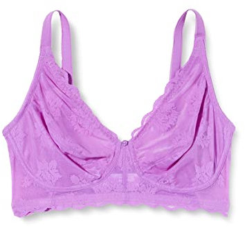 Triumph Women's Amourette 300 Summer N Bra, Blueberry Cream, 34DD