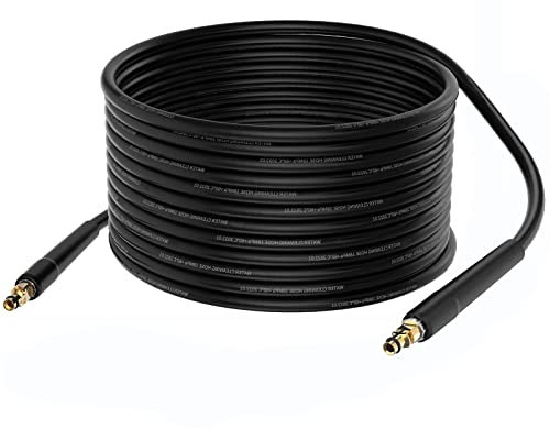 Monave 15m Tubo Compatible con Karcher K2 K3 K4 K5 K7 Idropulitrice, Tubo Flessibile ad Alta Pressione Accessori per Idropulitrici 180Bar Quick Connect
