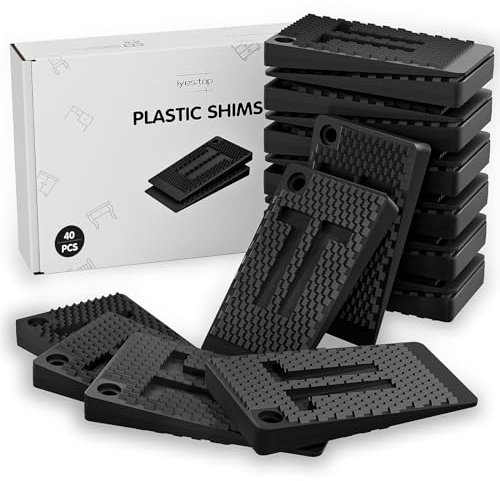 Calate in Plastica per il Livellamento, Livellatori Flessibili per Mobili, Cuneo in Gomma Multiuso per WC, Tavolo, Piedi dell'Armadio, Gamba della Sedia, Lavatrice, Frigorifero, Pavimenti Irregolari