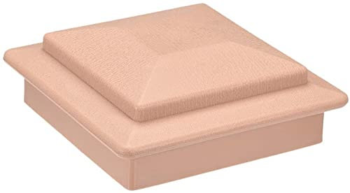 XYWHPGV Capuchon de poteau à dessus plat pour clôture, poteau de main courante d'escalier, plastique 150x150mm 5,9 pouces, jaune clair(3f522 f13d1 0cde0 b9caf 9744c 17f9f