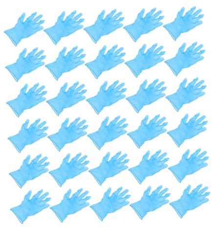 OSALADI 100stücke Nitrilhandschuhe Puderfrei Latexfrei Einmalhandschuhe Für Haushalt Und Pflege Hohe Elastizität Bequem Und Atmungsaktiv Für Reinigung Und Anwendungen