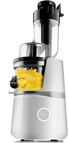 CRBUDY Spremiagrumi, Spremiagrumi Lento Facile da Pulire, Spremiagrumi a Freddo con Funzione Inversa per Frutta e Verdura, con Spazzola e Ricette, Senza BPA, Bianco
